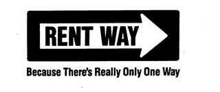 RENT WAY BECAUSE THERE'S REALLY ONLY ONE WAY trademark