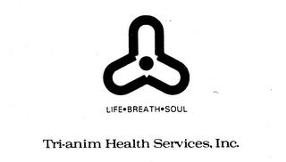 LIFE-BREATH-SOUL TRI-ANIM HEALTH SERVICES, INC. trademark