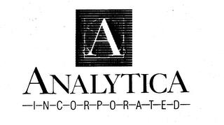 A ANALYTICA -I-N-C-O-R-P-O-R-A-T-E-D- trademark