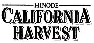 HINODE CALIFORNIA HARVEST trademark