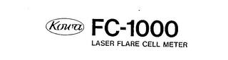 KOWA FC-1000 LASER FLARE CELL METER trademark