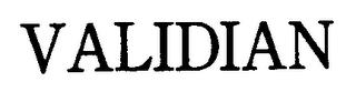 VALIDIAN trademark