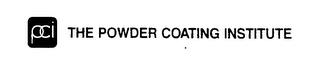 PCI THE POWDER COATING INSTITUTE trademark