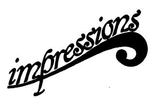 IMPRESSIONS trademark