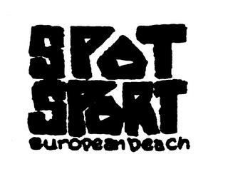 SPOT SPORT EUROPEAN BEACH trademark