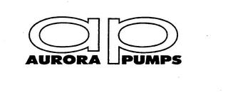 AP AURORA PUMPS trademark