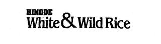 HINODE WHITE & WILD RICE trademark