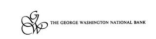 GW THE GEORGE WASHINGTON NATIONAL BANK trademark