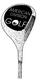 AMERICAN DIVISION GOLF trademark