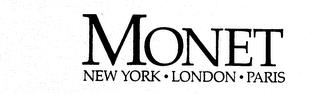 MONET NEW YORK-LONDON-PARIS trademark