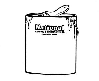 NATIONAL PAINTING & MAINTENANCE CO. PROF trademark