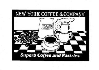 NEW YORK COFFEE & COMPANY SUPERB COFFEE AND PASTRIES trademark