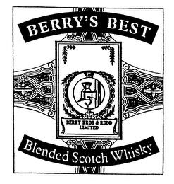 BERRY'S BEST BLENDED SCOTCH WHISKEY BERRY BROS & RUDD LIMITED trademark