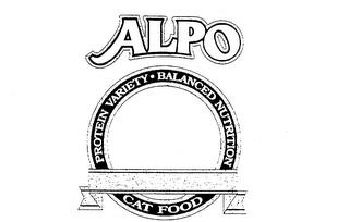 ALPO PROTEIN VARIETY-BALANCED NUTRITION CAT FOOD trademark