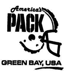 AMERICA'S PACK GREEN BAY, USA trademark