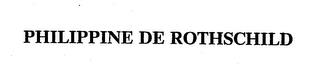 PHILIPPINE DE ROTHSCHILD trademark