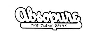 ABSOPURE THE CLEAN DRINK trademark