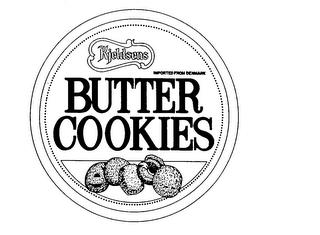 KJELDSENS BUTTER COOKIES IMPORTED FROM DENMARK trademark