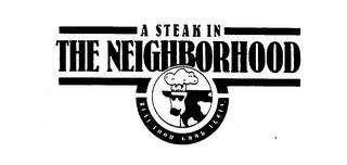 A STEAK IN THE NEIGHBORHOOD REAL FOOD GO trademark