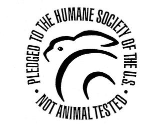 PLEDGED TO THE HUMANE SOCIETY OF THE U.S. NOT ANIMAL TESTED trademark