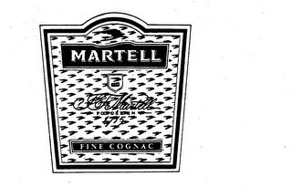 MARTELL J.F. MARTELL FONDEE EN 1715 FINE COGNAC trademark