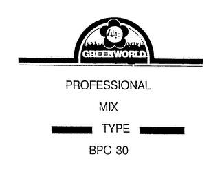 ASB GREENWORLD PROFESSIONAL MIX TYPE BPC 30 trademark