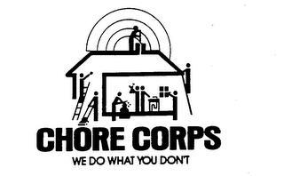 CHORE CORPS WE DO WHAT YOU DON'T trademark