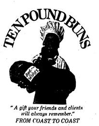 TEN POUND BUNS trademark