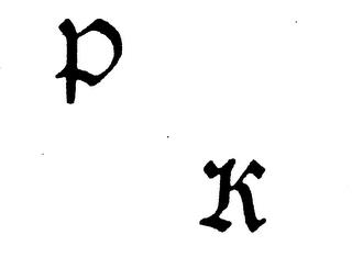 P K trademark