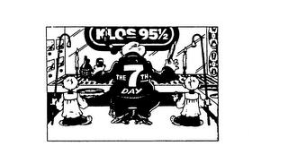 KLOS 95 1/2 THE 7TH DAY trademark