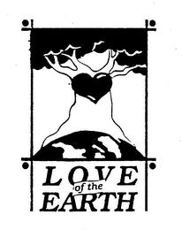 LOVE OF THE EARTH trademark