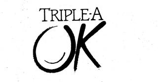 TRIPLE-A OK trademark