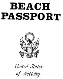 BEACH PASSPORT UNITED STATES OF ACTIVITY trademark