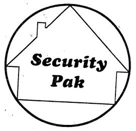 SECURITY PAK trademark