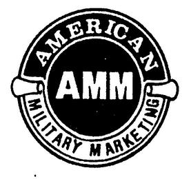 AMM AMERICAN MILITARY MARKETING trademark