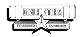 DESERT STORM TRADING CARDS trademark