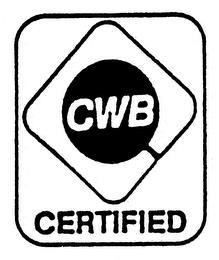 CWB CERTIFIED trademark