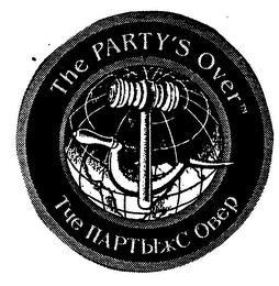 THE PARTY'S OVER THE HAPTBLIXC OBEP trademark