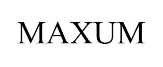 MAXUM trademark