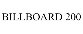 BILLBOARD 200 trademark