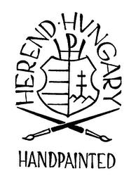 HEREND HUNGARY HANDPAINTED trademark