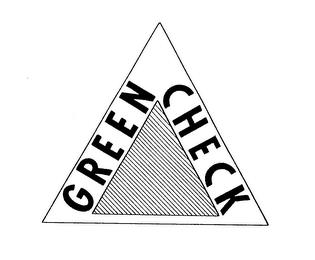 GREEN CHECK trademark