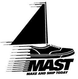 MAST MAKE AND SHIP TODAY trademark