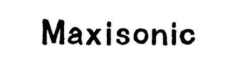 MAXISONIC trademark