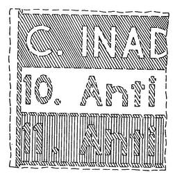 C. INAD 10. ANTI 11. ANTI trademark