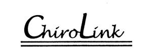 CHIROLINK trademark