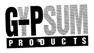 G-P GYPSUM PRODUCTS trademark