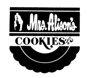 MRS. ALISON'S COOKIES trademark