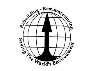 REBUILDING-REMANUFACTURING SAVING THE WORLD'S ENVIRONMENT trademark