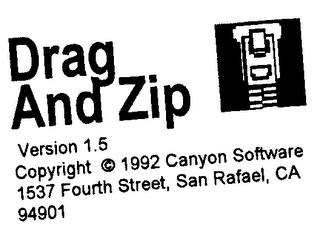 DRAG AND ZIP trademark